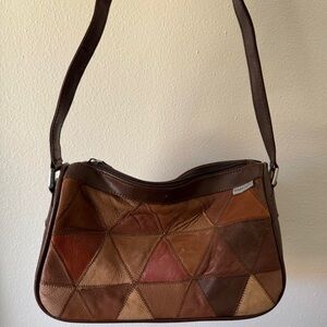 Patchwork Leather Shoulder Bag